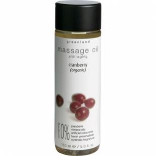 Масло для массажа GREENLAND LESS=MORE MASSAGE OIL Cranberry/Клюква 150ml