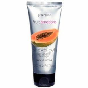 Гель для душа GREENLAND FRUIT EMOTIONS SHOWER GEL Papaya & Lemon/Папайя-Лимон 200ml