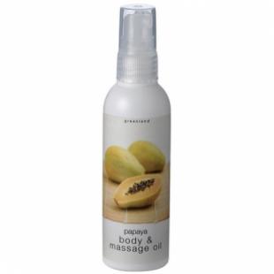 Масло для массажа GREENLAND FRUIT EXTRACTS MASSAGE OIL Papaya/Папайя 100ml