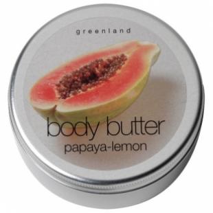 Крем для тела GREENLAND FRUIT EMOTIONS BODY BUTTER Papaya & Lemon/Папайя-Лимон 100ml