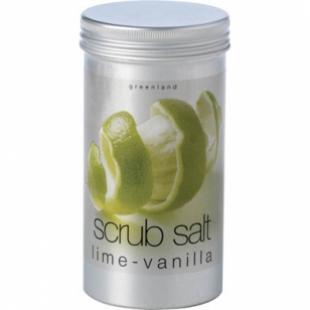 Соль-скраб GREENLAND FRUIT EMOTIONS SCRUB SALT Lime & Vanilla/Лайм-Ваниль 400g