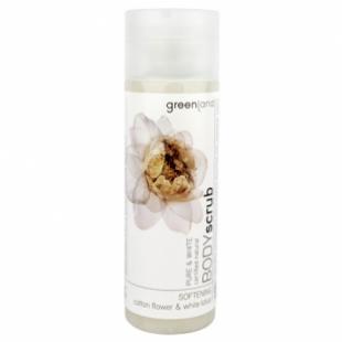 Скраб для тела GREENLAND PURE & WHITE BODY SCRUB Cotton Flower-White Lotus/Хлопок-Белый Лотос 200ml