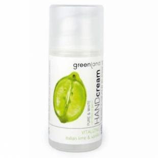 Крем для рук GREENLAND PURE & WHITE HAND CREAM Italian Lime-Vanilla/Итальянский Лимон-Ваниль 100ml