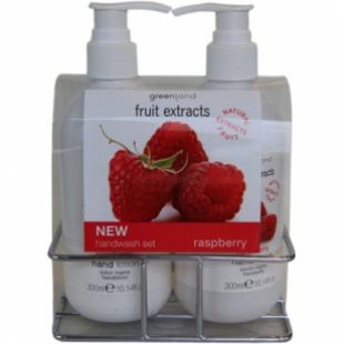 Набор для рук GREENLAND FRUIT EXTRACTS SET Raspberry/Малина