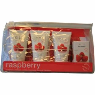 Набор для путешествий GREENLAND FRUIT EXTRACTS SET Raspberry/Малина