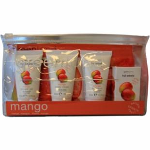 Набор для путешествий GREENLAND FRUIT EXTRACTS SET Mango/Манго