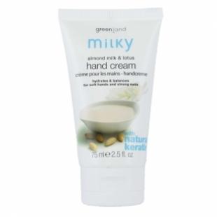 Крем для рук GREENLAND MILKY HAND CREAM Almond Milk & Lotus/Миндальне Молочко-Лотос 75ml