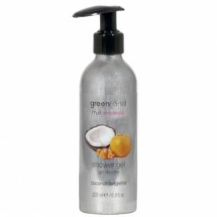 Гель для душа с помпой GREENLAND FRUIT EMOTIONS SHOWER GEL Coconut & Tangerine/Кокос-Мандарин 200ml