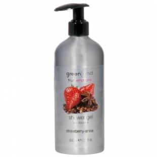 Гель для душа с помпой GREENLAND FRUIT EMOTIONS SHOWER GEL Strawberry & Anise/Клубника-Анис 600ml