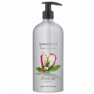 Гель для душа с помпой GREENLAND FRUIT EMOTIONS SHOWER GEL Dragon Fruit-White Tea/Питайя-Белый чай 600ml