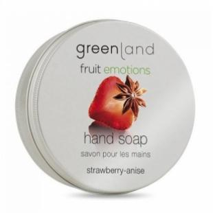 Мыло для рук GREENLAND FRUIT EMOTIONS HAND SOAP Strawberry & Anise/Клубника-Анис 100g