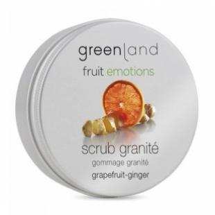 Скраб-щербет для тела GREENLAND FRUIT EMOTIONS SCRUB GRANITE Grapefruit-Ginger/Грейпфрут-имбирь 200ml