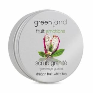 Скраб-щербет для тела GREENLAND FRUIT EMOTIONS SCRUB GRANITE Dragon Fruit-White Tea/Питайя-Белый чай 200ml