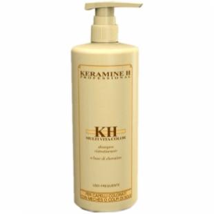 Шампунь для волос KERAMINE H PRO SHAMPOO RISTRUTTURANTE MULTI VITA COLOR 1000ml