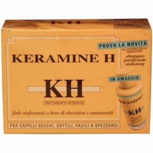 Набор для волос KERAMINE H FIALE RINFORZANTE FASCIA AVORIO + SHAMPOO ANTISMOG