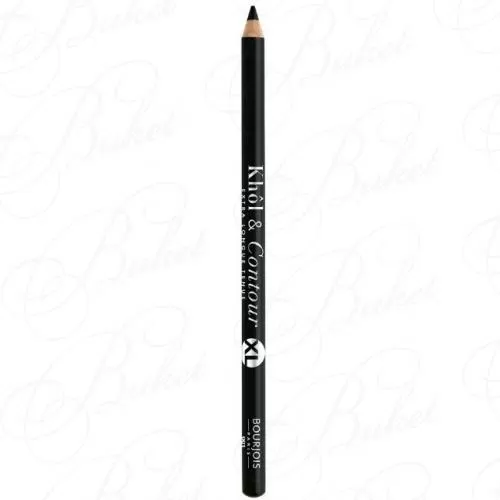 Карандаш для век BOURJOIS MAKE UP KHOL & CONTOUR XL №001 Noir-issime/Черный
