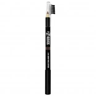 Карандаш для бровей W7 BROW MASTER 3 in 1 PENCIL Brown