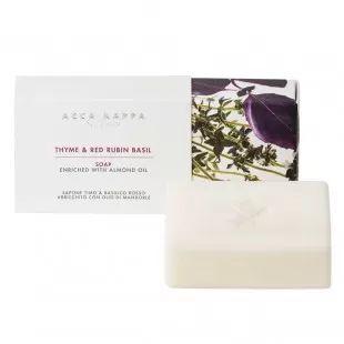 Мыло ACCA KAPPA Thyme & Red Rubin Basil soap 150g