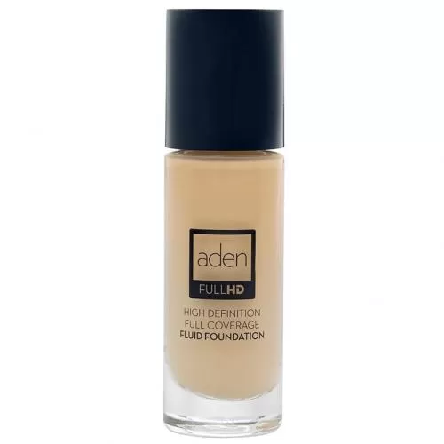 Тональный флюид ADEN COSMETICS FULL HD FLUID FOUNDATION №02 Ivory