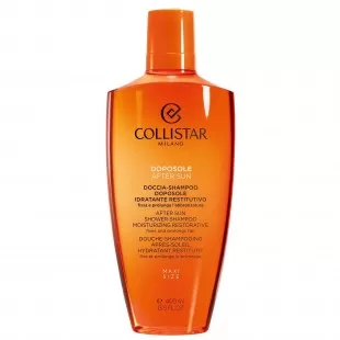 Шампунь и гель для душа COLLISTAR AFTER SUN SHOWER-SHAMPOO MOISTURIZING RESTORATIVE 400ml