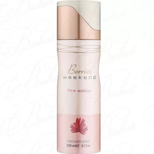 Дезодорант спрей Fragrance World BERRIES WEEKEND PINK EDITION deo 200ml