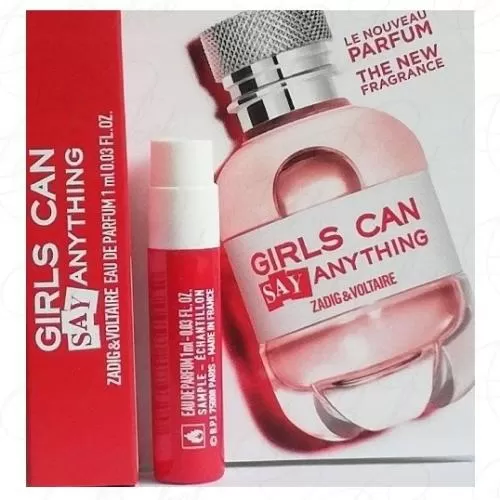 Пробник Zadig & Voltaire GIRLS CAN SAY ANYTHING 1ml edp
