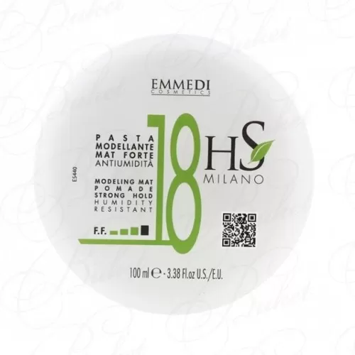 Паста для волос EMMEDI HS MILANO 18 MODELLING MAT POMADE 100ml