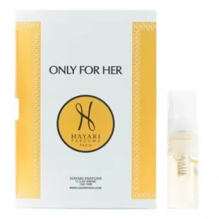 Hayari Parfums ONLY FOR HER 2ml edp