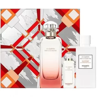 Hermes UN JARDIN SUR LA LAGUNE SET (edt 100ml+edt 7.5ml+b/lot 80ml) 