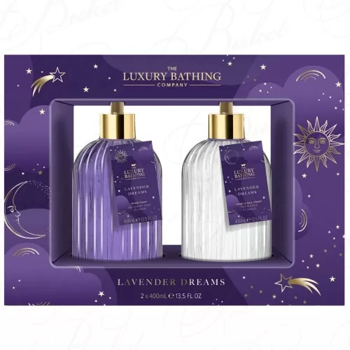 Набор Heavenly Hands (мыло для рук жидкое 400ml+лосьон для рук 400ml) с ароматом лаванды