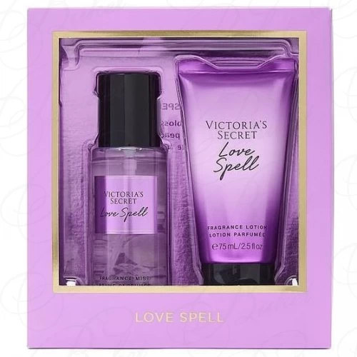 Набор VICTORIA SECRET LOVE SPELL SET (b/mist 75ml+b/lot 75ml)