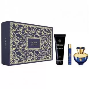 VERSACE POUR FEMME DYLAN BLUE SET (edp 100ml+b/lot 150ml+edp 10ml)