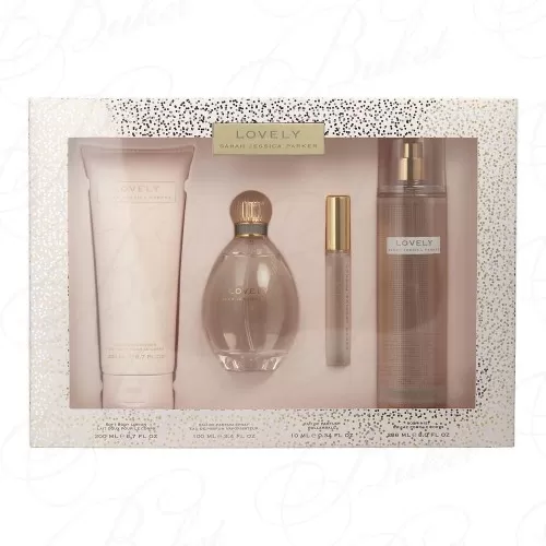 Набор Sarah Jessica Parker LOVELY SET (edp 100ml+b/mist 236ml+b/lot 200ml+edp 10ml)