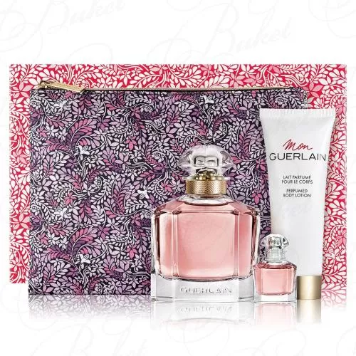 Набор GUERLAIN MON GUERLAIN SET (парфюмированная вода 100ml+лосьон для тела 75ml+парфюмированная вода 5ml+косметичка)