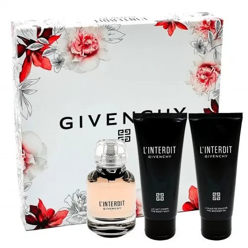 Набор GIVENCHY L`INTERDIT 2018 SET (edp 50ml+b/lot 75ml+sh/oil 75ml)