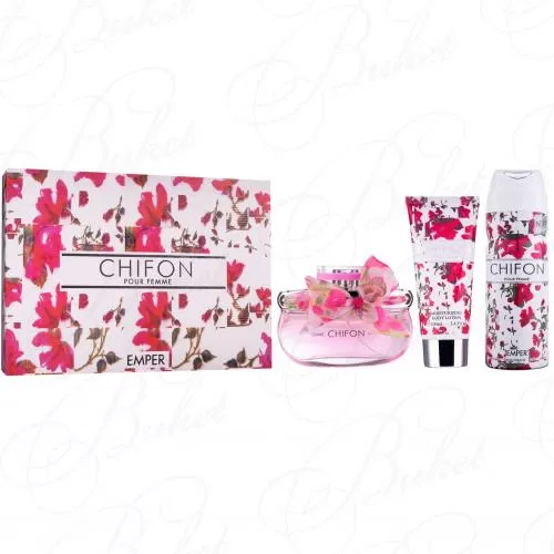 Набор Emper CHIFON SET (edp 100ml+deo 200ml+b/lot/100ml)