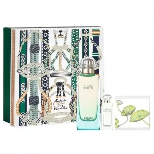 HERMES UN JARDIN SUR LE NIL SET (edt 100ml+edt 7.5ml+perfumed soap)
