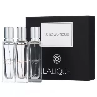LALIQUE LES ROMANTIQUES SET (L`AMOUR edp 15ml+SATINE edp 15ml+AMETHYST ECLAT edp 15ml)