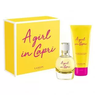LANVIN A GIRL IN CAPRI SET (edt 50ml+b/lot 100ml)