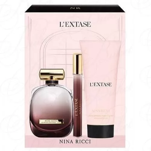 Набор NINA RICCI L`EXTASE SET (edp 80ml+b/lot 100ml+edp 10ml)