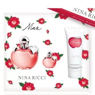 NINA RICCI NINA SET (edt 80ml+edt 4ml+b/lot 100ml)
