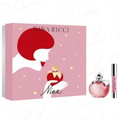 Набор NINA RICCI NINA SET (edt 50ml+Jumbo Lipstick Matte Fancy Pink 2.5g)