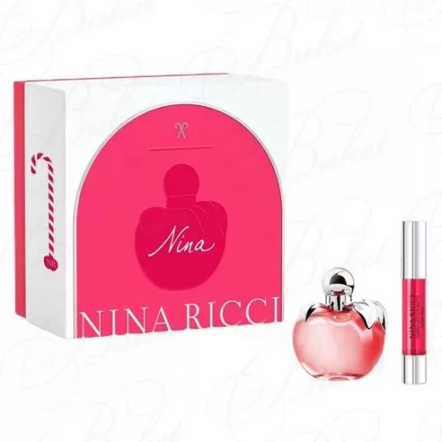 Набор NINA RICCI NINA SET (edt 80ml+Jumbo Lipstick Matte Iconic Pink 2.5g)