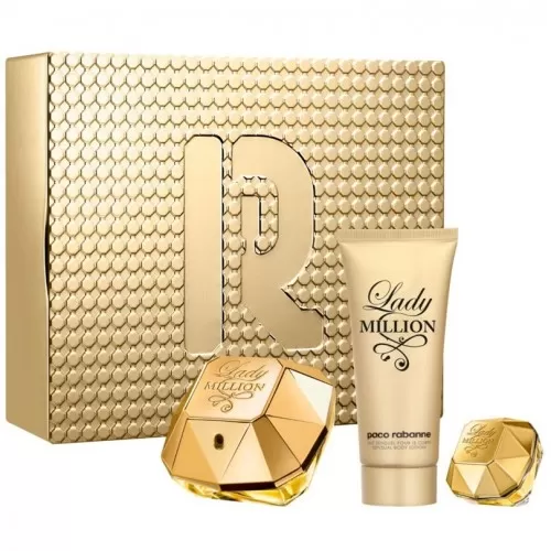 Набор PACO RABANNE LADY MILLION SET (edp 80ml+b/lot 100ml+edp 5ml) 