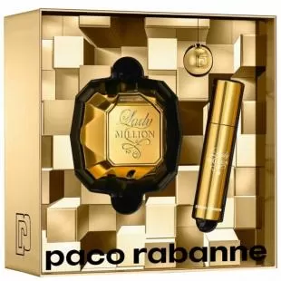 PACO RABANNE LADY MILLION SET (edp 50ml+edp 10ml+key ring) 
