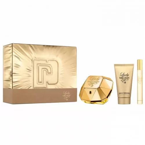 Набор PACO RABANNE LADY MILLION SET (edp 80ml+b/lot 100ml+edp 10ml) 
