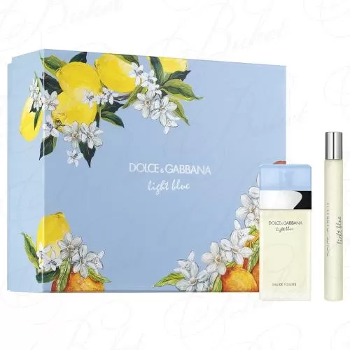 Набор DOLCE & GABBANA LIGHT BLUE SET (edt 25ml+edt 10ml)