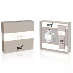 MONT BLANC SIGNATURE SET (edp 50ml+b/lot 100ml)
