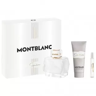 MONT BLANC SIGNATURE SET (edp 90ml+b/lot 100ml+edp 7.5ml) 