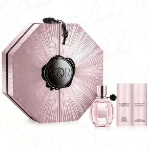 Набор VIKTOR & ROLF FLOWERBOMB SET (edp 50ml+b/lot 15ml+b/cream 15ml+sh/gel 15ml)